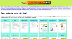 Desktop Screenshot of loveyourpencil.com